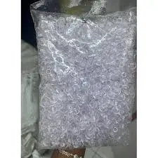 Plastic Crystal Clear Hair Beads For Braids & Dreadlocks