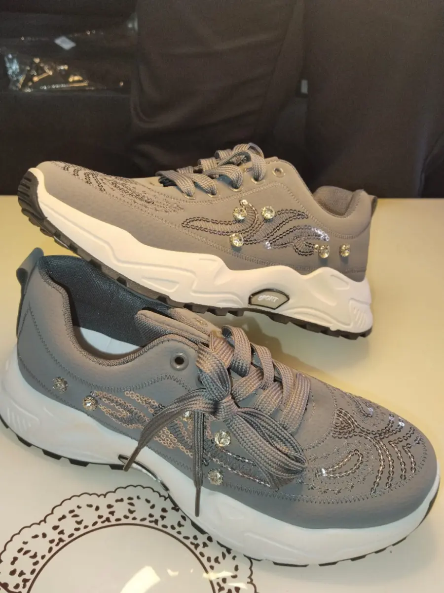 Ladies Sneakers Gray