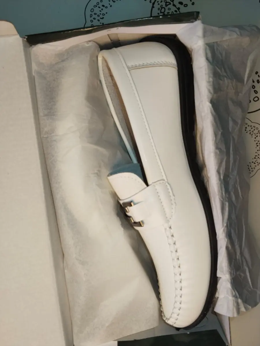 White Colored Luxe Loafers For Men
